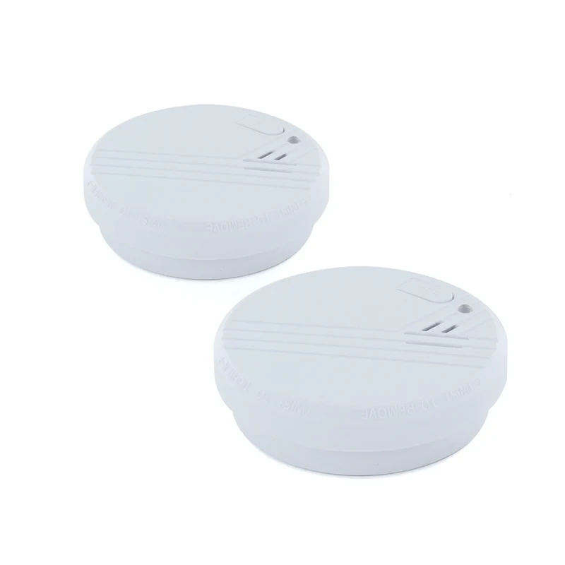 Two optical smoke detectors with 9 V alkaline battery - 5 years