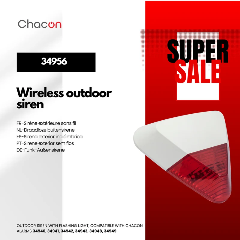 Outdoor wireless siren