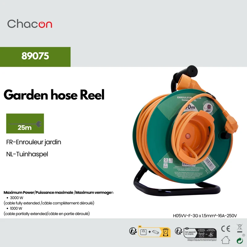 Garden reel - 25 m
