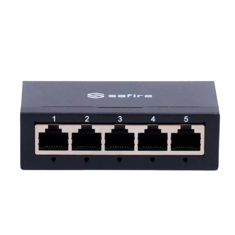 Switch de bureau Gigabit 5 Ports RJ45 – Safire Bureau