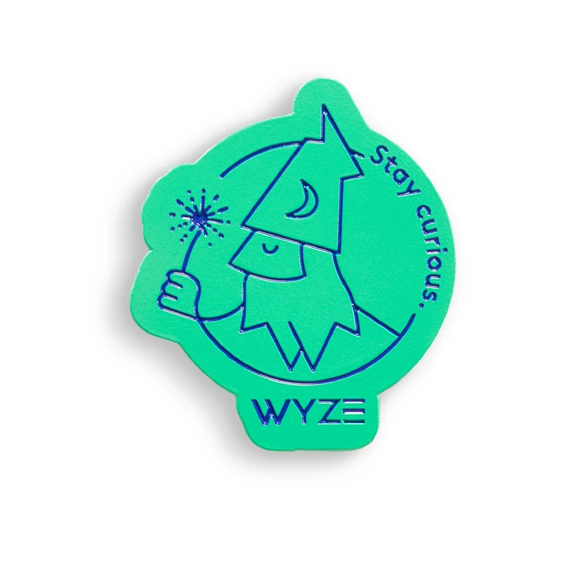 Wyze "Stay Curious" Wizard Pin