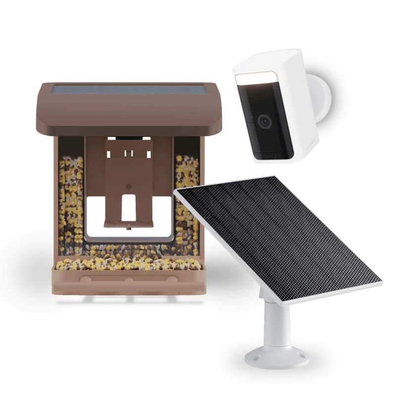 Bird Feeder Wireless Camera Bundle