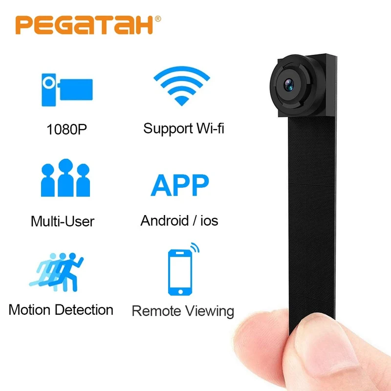 1080P Mini Camera Wifi Remote Control micro camera wi fi Mini Small Cameras Mini Camera IP Camera Wifi Support 128G TF card