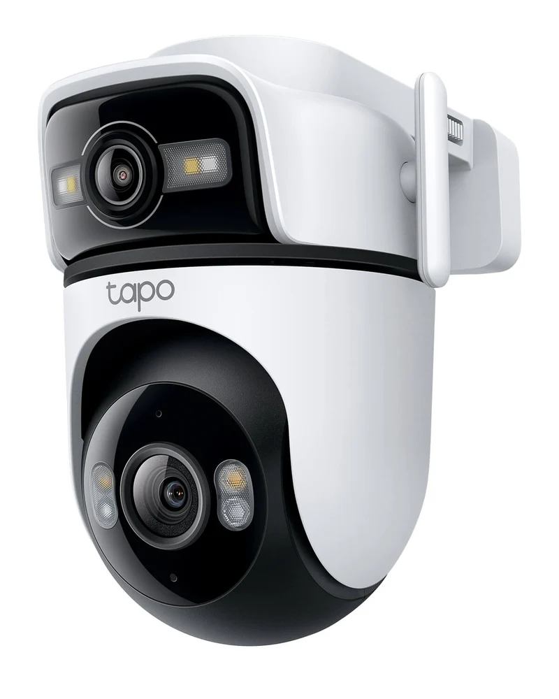 Caméra de Surveillance Extérieure 2K 3MP WiFi à Double Objectif Imperméable IP66 - Tapo C545D