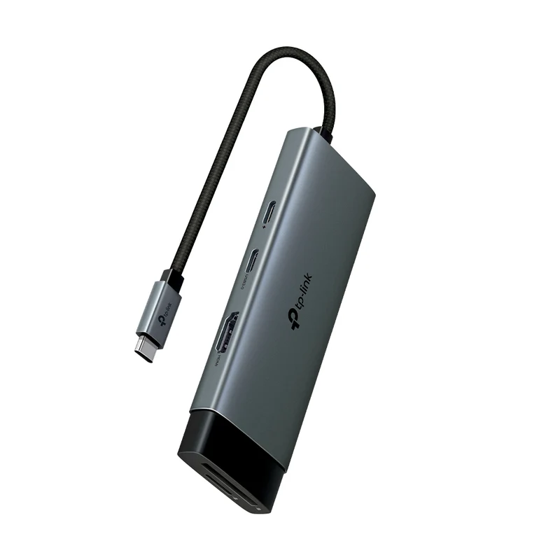 Hub USB Type-C 7 en 1 (HDMI 4K, 100w, USB 3.0, Carte SD, 1x USB-C, 2x USB-A, Micro SD) - TP-Link UH7020C