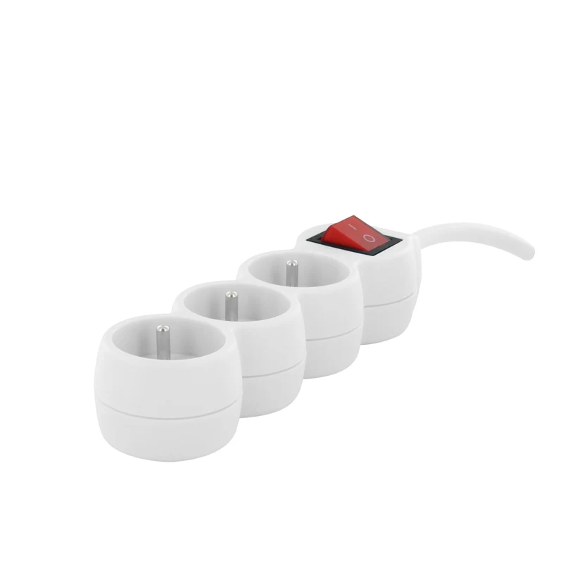 Power strip 3 x 16 A - 1,5 m - White with switch