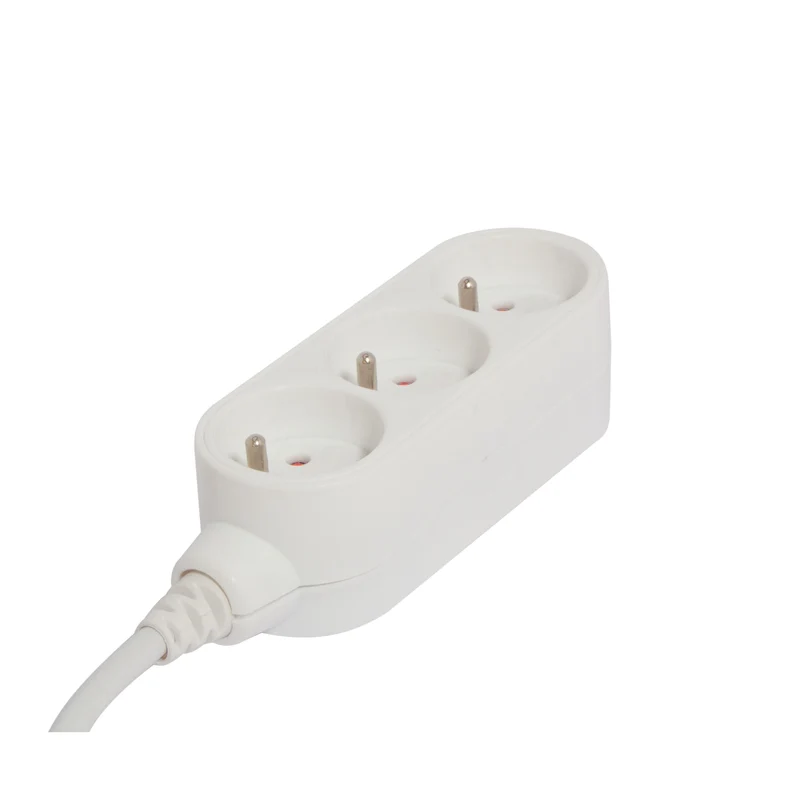 Stylish power strip with surge protector - 3 x 16 A - 1.5 m