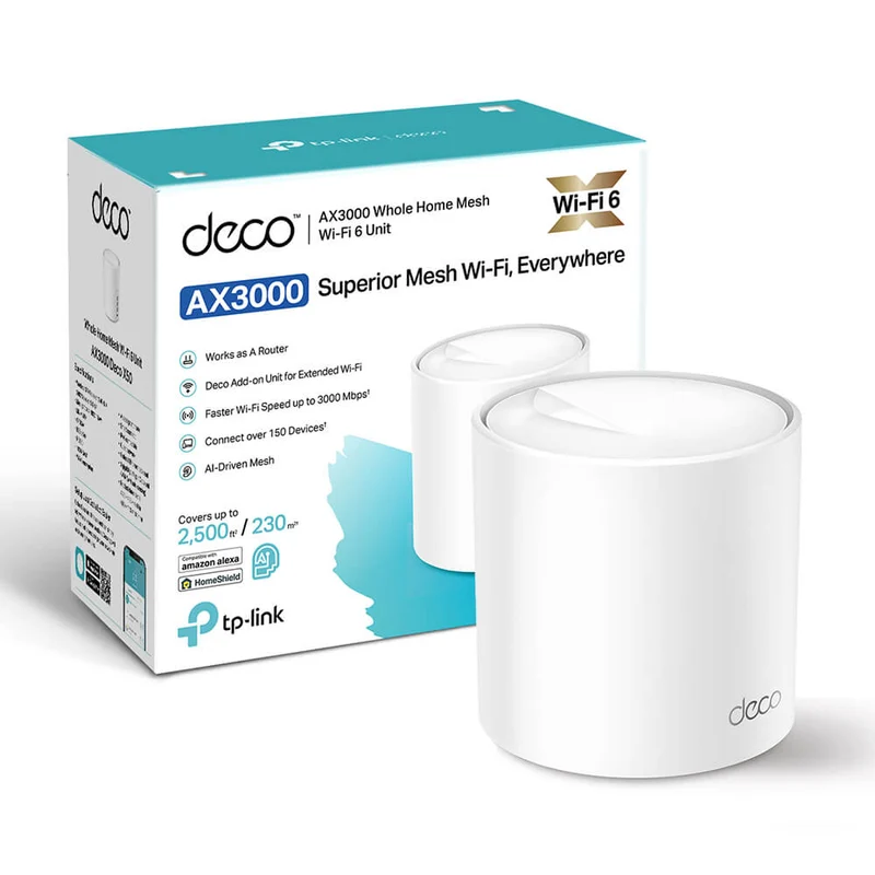 Routeur WiFi 6 Bi-Bande 3 Gbit/s AX3000 - Deco X50