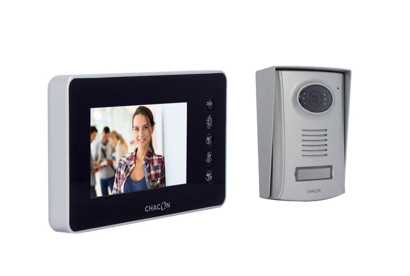 Wired 4.3" black videophone