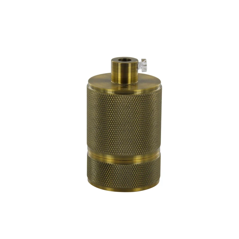 Aluminum lampholder - brass