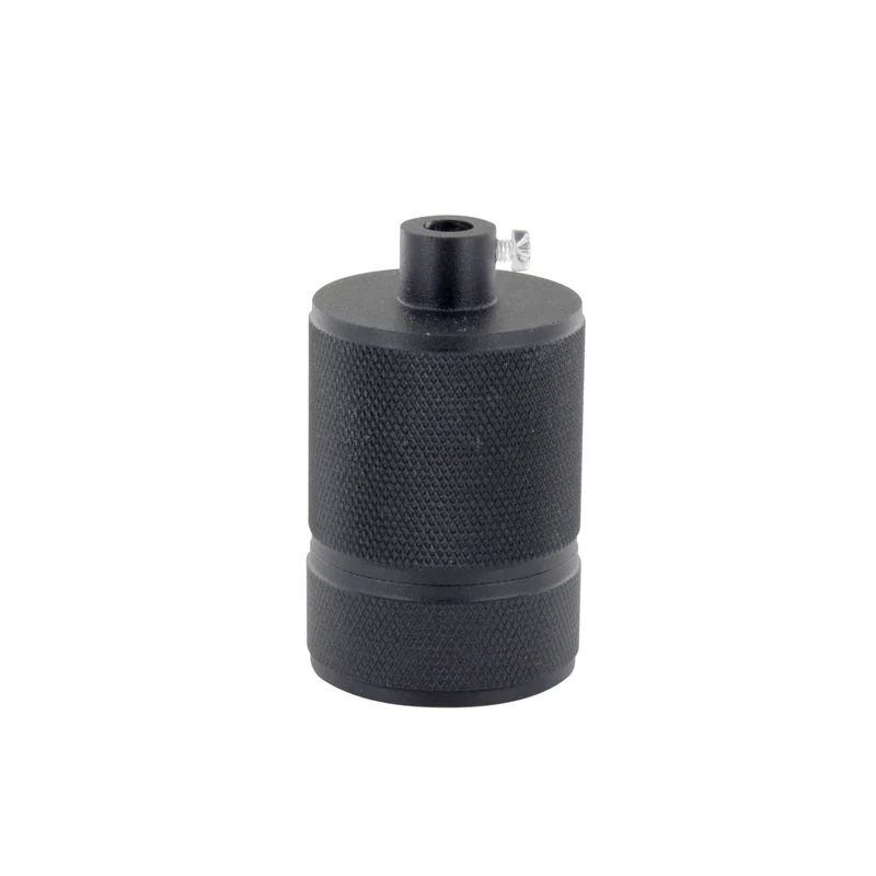 Aluminum lampholder - black