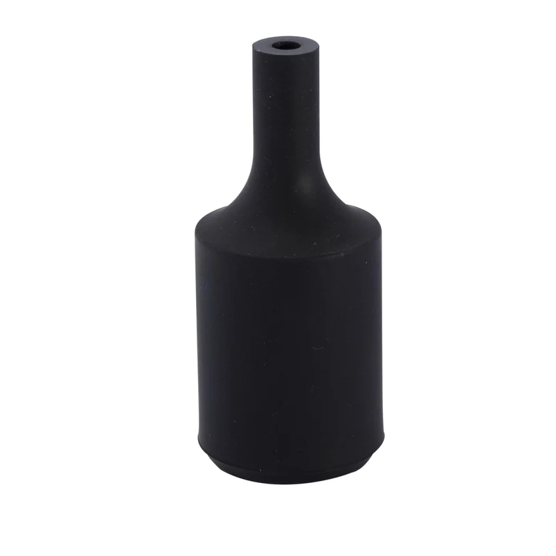 E27 silicone lamp holder - black