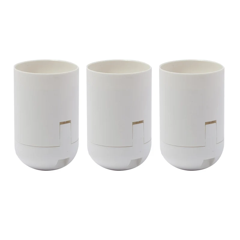 Smooth lamp holder - White (3 pcs)