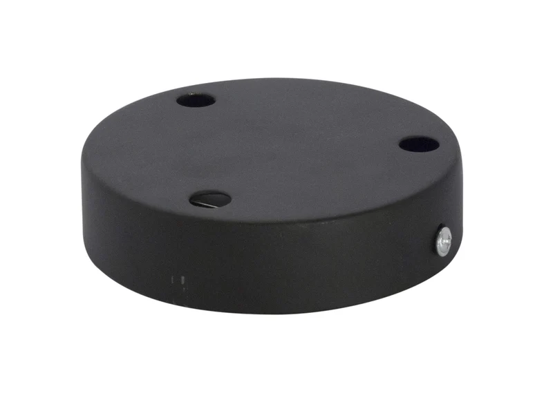Metal ceiling rose - black