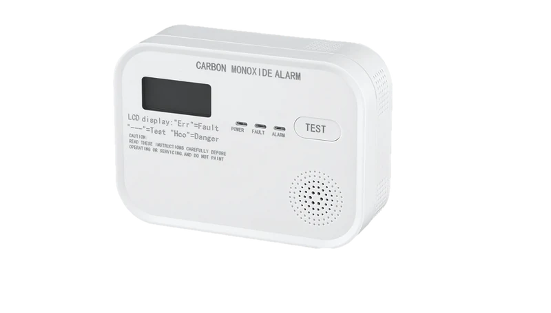 CO alarm with LCD display