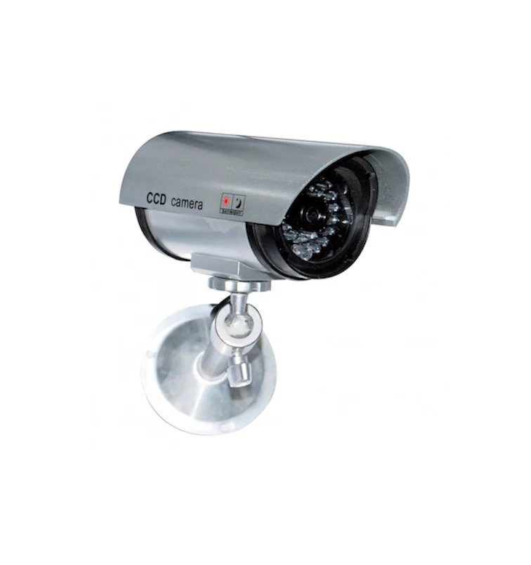 Dummy outdoor camera with red LED