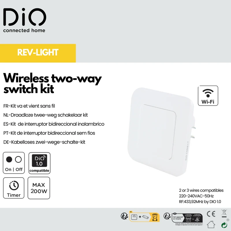 Connected Light Switch -DiO Connect