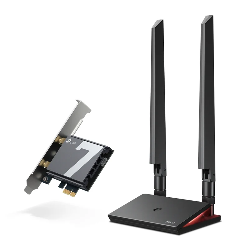 Carte WiFi 7 Interne Gigabit PCI Express BE9300 Tri-Bande avec Antenne - Archer TBE550E