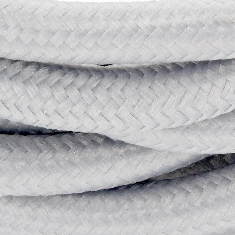 Grey fabric cable 3 m