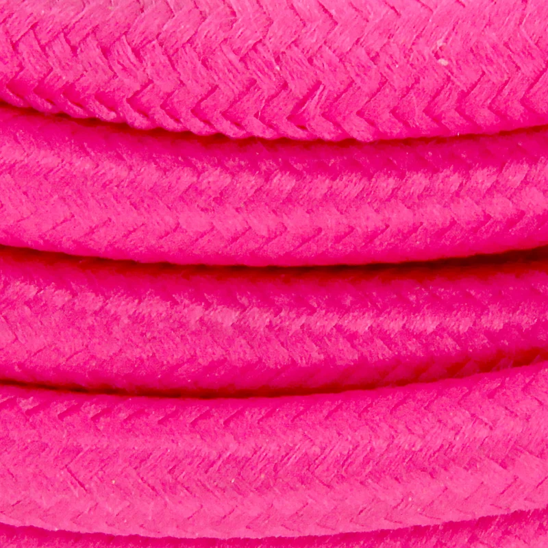 Fabric cable - 3 m - Pink