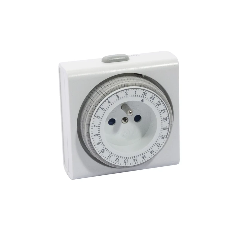 Square mechanical timer - FR plug