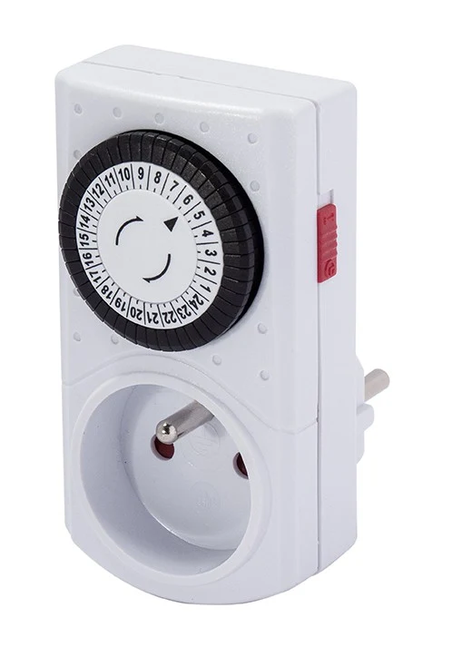 White mechanical timer - FR plug