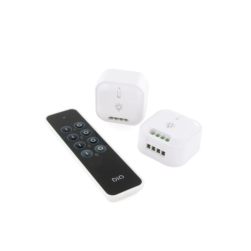 Set of 2 On/Off lighting modules & remote control