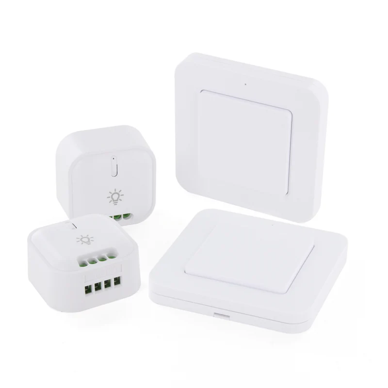 Set of 2 On/Off lighting module & 2 wireless switches