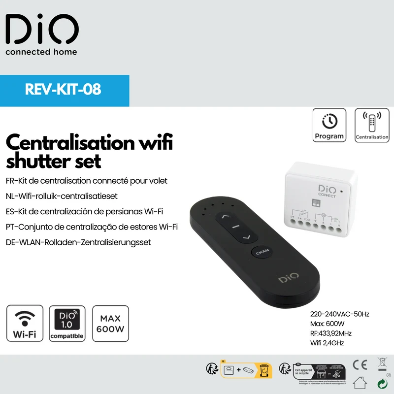 DIO Connect programmable shutter module + remote control kit
