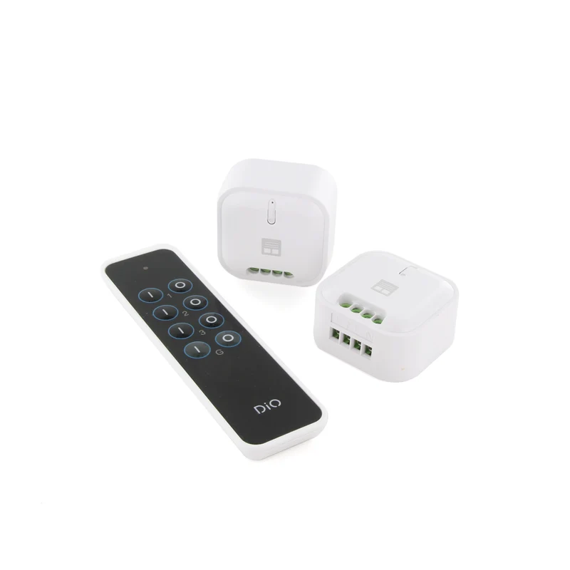 Set of 2 dimmer modules for shutters + 3-channel remote control