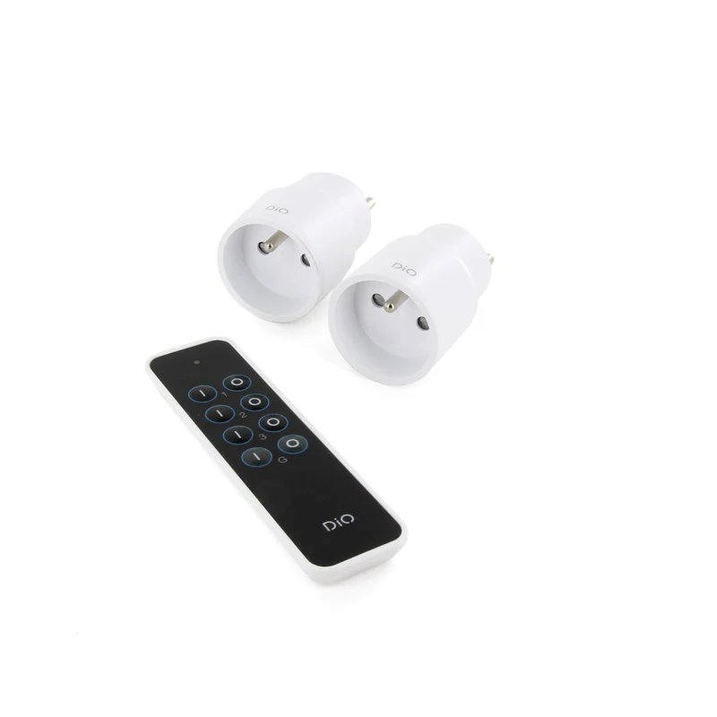 Two ON/OFF sockets + remote control