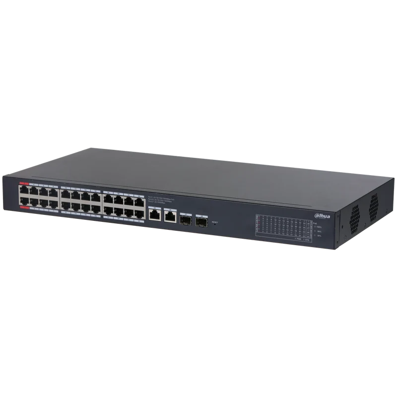 DAHUA CS4228-24GT-375 Switch Gigabit de bureau géré dans le cloud à 28 ports avec PoE à 24 ports