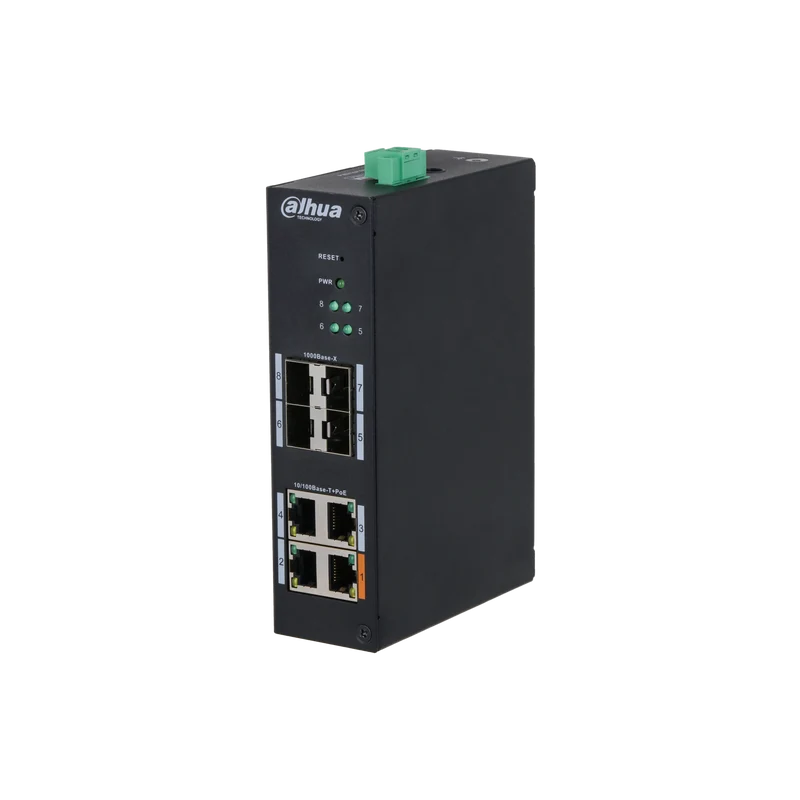 DAHUA HS4408-4ET-60 Switch administrable renforcé à 8 ports avec PoE à 4 ports