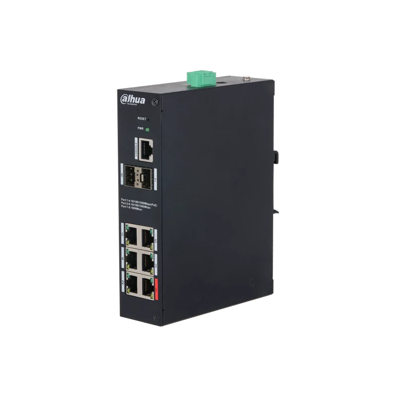 DAHUA HS4208-4GT-90 Switch Gigabit renforcé géré à 8 ports avec PoE à 4 ports