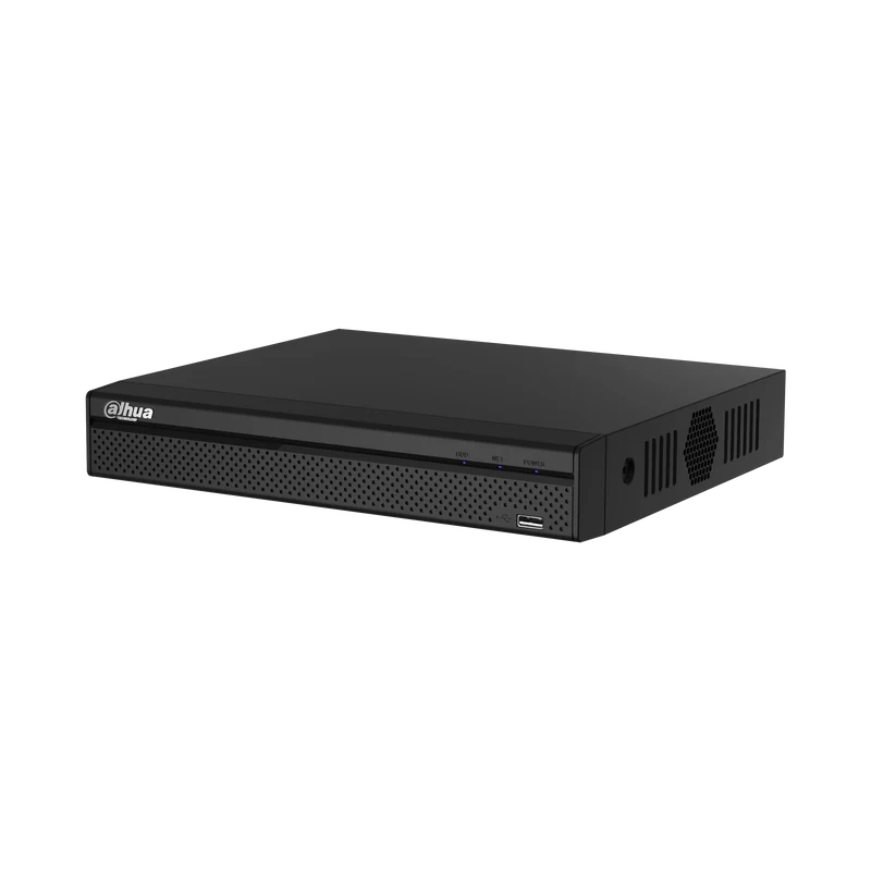 DAHUA NVR4108/4116HS-8P-4KS2 Enregistreur vidéo réseau compact 8/16 canaux 1U 8PoE 4K et H.265 Lite