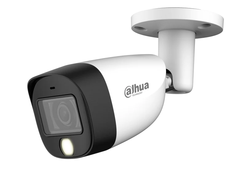 DAHUA HAC-HFW1200CM-IL-A Caméra Bullet intelligente à double lumière HDCVI à focale fixe 2MP