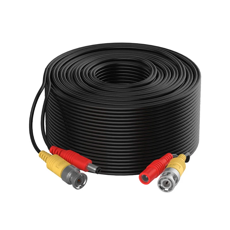 Câble coaxial pour caméra de surveillance analogique