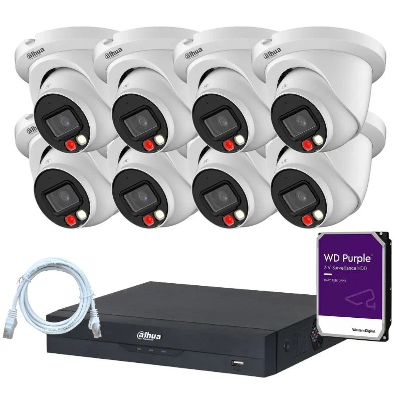 Kit de 8 caméras de surveillance DAHUA - Série Pro