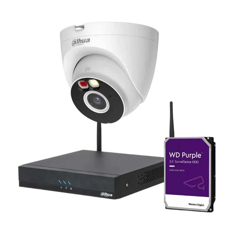 Kit de 1 caméra de surveillance DAHUA - WiFi sans fil