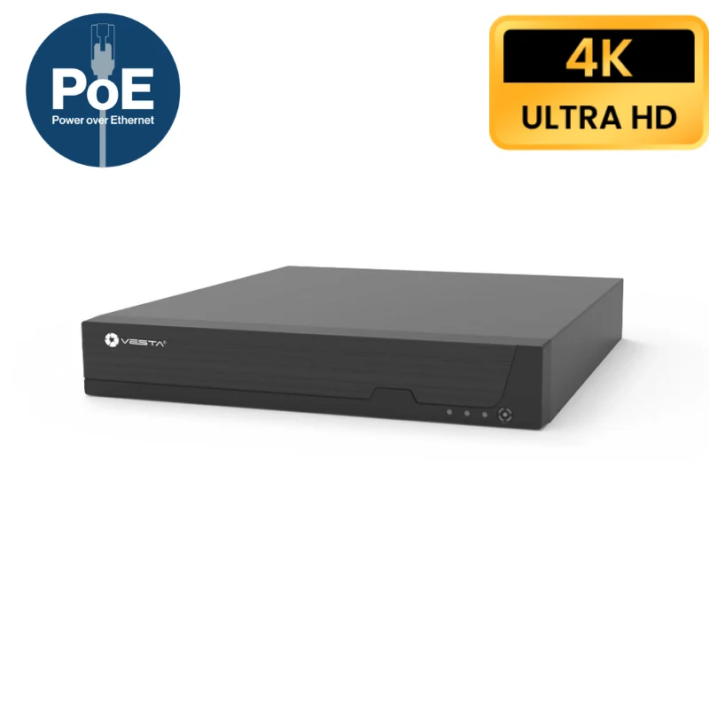 Enregistreur de vidéosurveillance IP VESTA 10 CANAUX - 8 POE