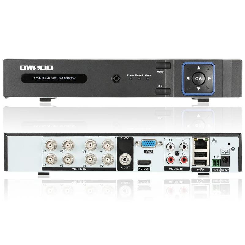XVR 8CH 1080P 5-in-1 Hybrid Security Camera Surveillance System