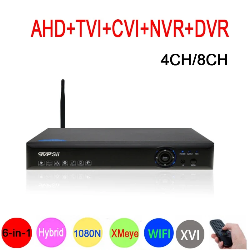 1080P Hi3520D 1080N 4CH/8CH 6 in 1 CCTV Blue-Ray Panel
