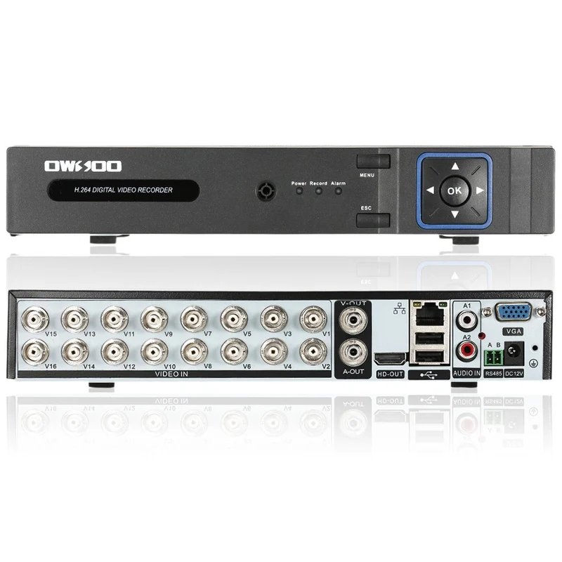 XVR 16CH 1080P 5-in-1 Hybrid Security Camera Surveillance System