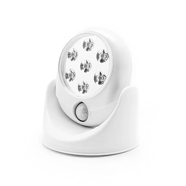 7-LED Motion-Activated Light - White