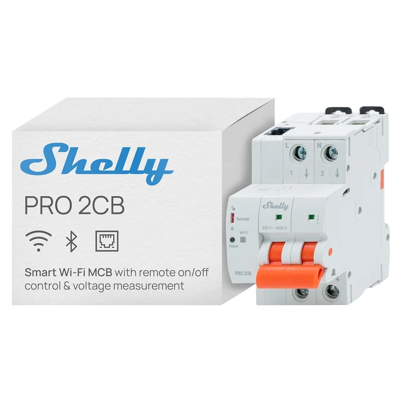 Shelly Pro Disjoncteur Modulaire Intelligent Wi-Fi