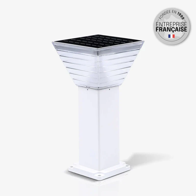 Borne Solaire Extérieur 40 CM – IP65, Batterie Remplaçable