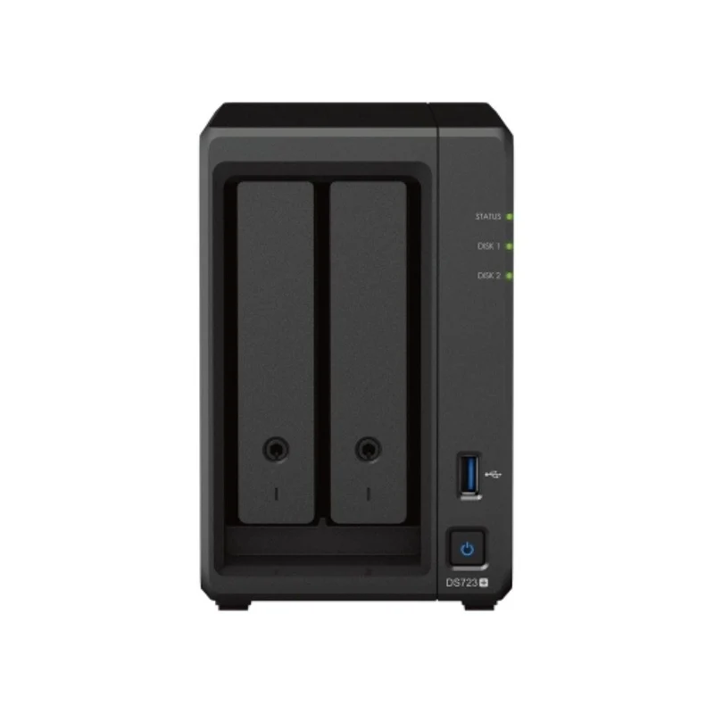 Synology DiskStation DS725+ | 2-Bay NAS | AMD Ryzen Dual-core | M.2 SSD Cache | Surveillance Station | tot 7 Bays | Zwart