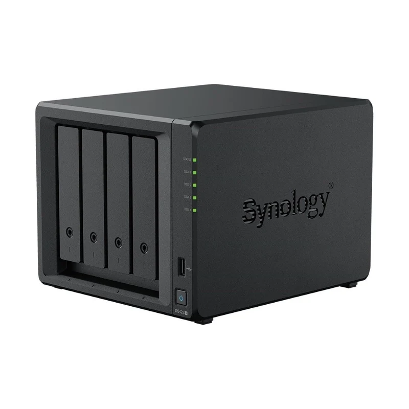 Synology DiskStation DS425+ | 4-Bay NAS | Intel Core i3 8-core | Surveillance Station | tot 4 × 108TB | USB 3.2 | Zwart