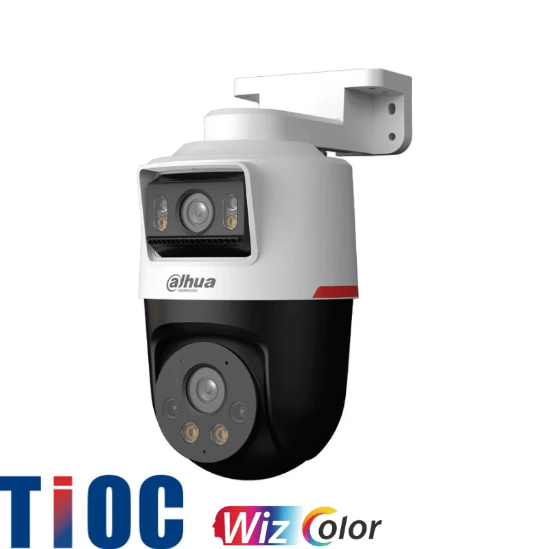 Caméra de surveillance PTZ Double Objectif DAHUA - TiOC WizColor