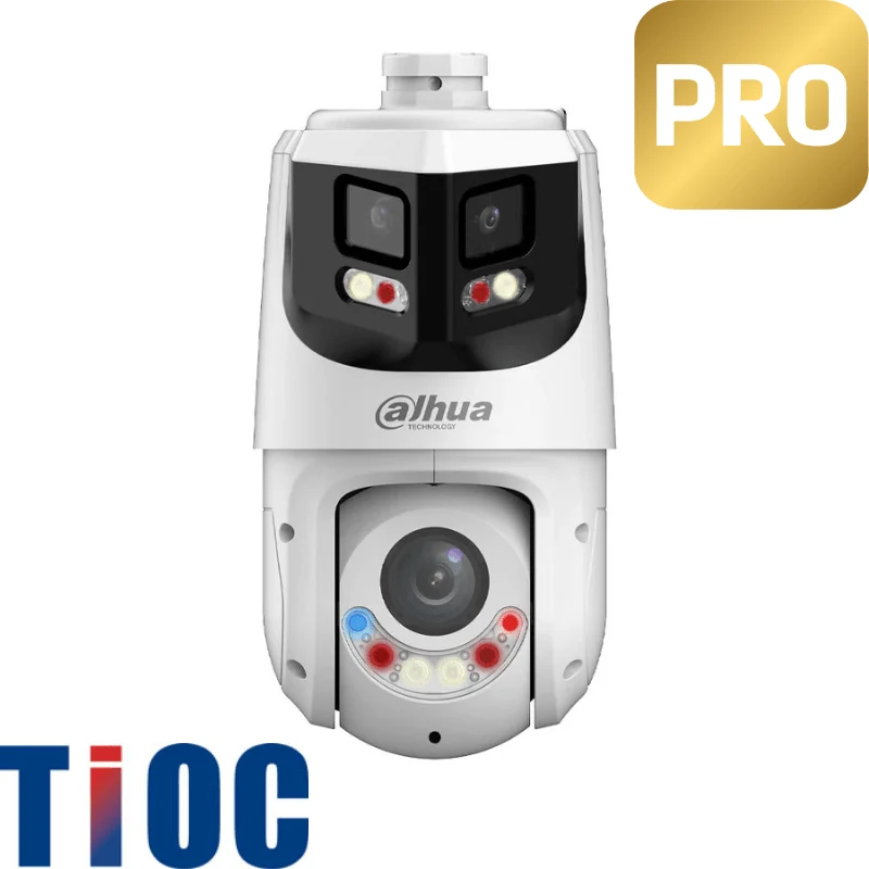Caméra de surveillance PTZ Triple Objectif DAHUA avec zoom - Série pro TiOC
